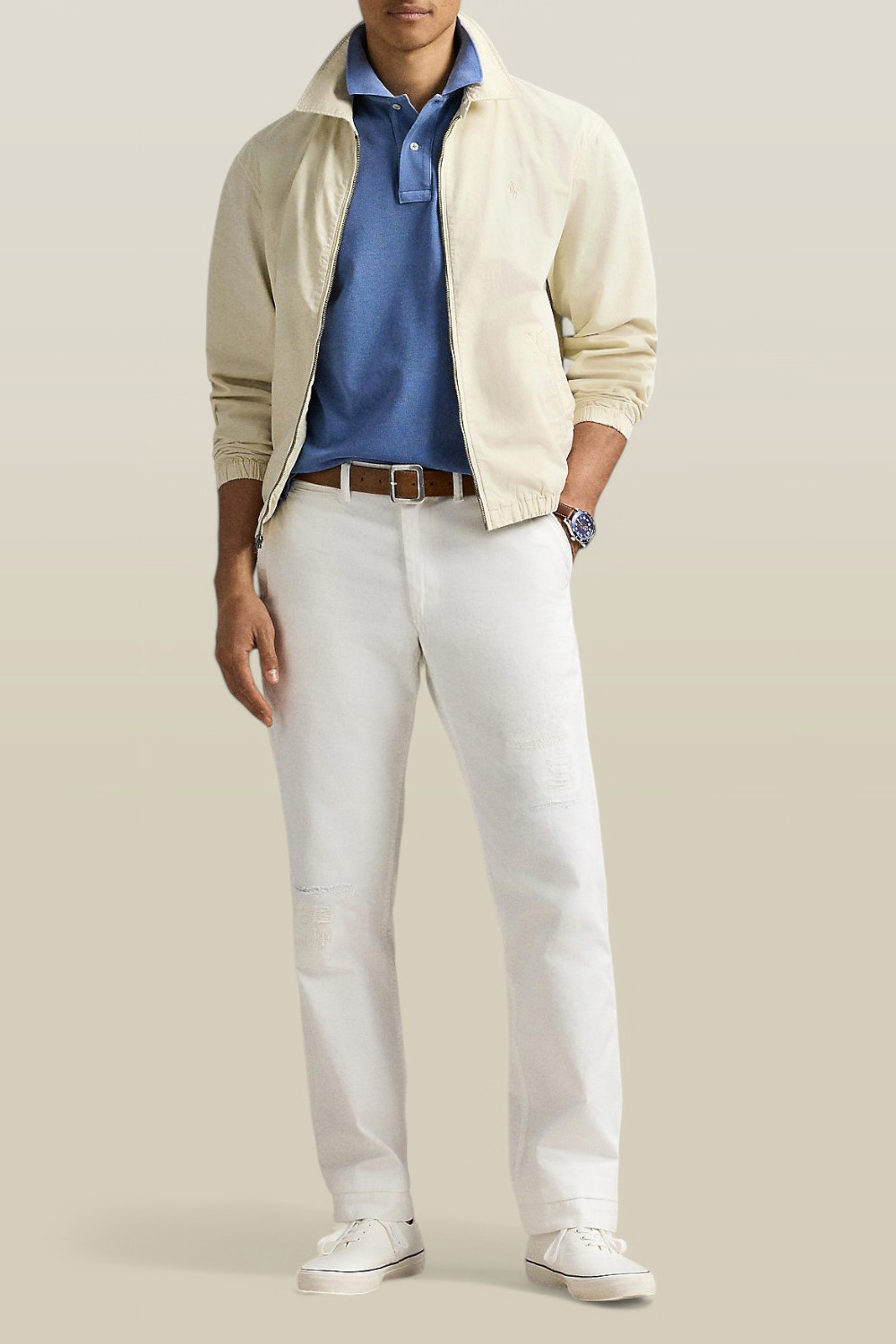 תמונת כל הלוק של ז'קט כותנה קל POLO RALPH LAUREN